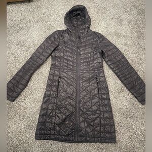NWOT grey NorthFace down long coat